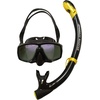 image:imageScuba Choice Coated Lens  Snorkel ComboYellowBlack and yellow