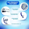 image:imageScuba Choice Snorkeling Mask and Snorkel SetBlue