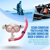 image:imageScuba Choice Snorkeling Mask and Snorkel SetPink