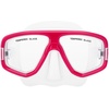 image:imageSnorkeling Mask amp SemiDry Snorkel Combo  Panoramic AntiFog Tempered Glass Mask with Splash Guard Comfortable Fit for Adults PinkSilver