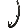 image:imagePalantic Low Volume Flexible Snorkel Black  Silicone Snorkel for Spearfishing Freediving and Scuba Diving with Ergonomic Design for Comfortable Breathing and Low Drag