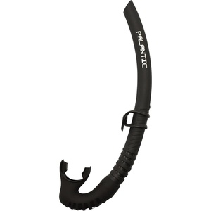 image:imagePalantic Low Volume Flexible Snorkel Black  Silicone Snorkel for Spearfishing Freediving and Scuba Diving with Ergonomic Design for Comfortable Breathing and Low Drag