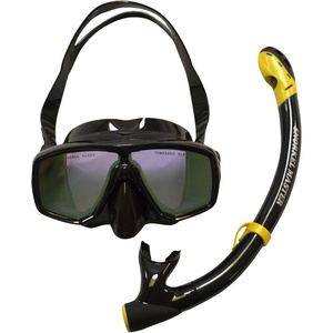 image:imageScuba Choice Coated Lens  Snorkel ComboYellowBlack and yellow