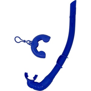 image:imageScuba Choice Silicone Rollup Nautilus Snorkel with Storage Case Compact 15 Flexible Snorkel 312 Container Easy to Pack amp Store Includes Durable Keeper for Travel ConvenienceBlue