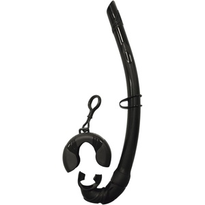 image:imageScuba Choice Silicone Rollup Nautilus Snorkel with Storage Case Compact 15 Flexible Snorkel 312 Container Easy to Pack amp Store Includes Durable Keeper for Travel ConvenienceBlack