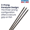 image:imageScuba Choice 12 Stainless Steel 3Prong Paralyzer Spear Tip  Replacement Pole Head for Spearfishing amp Ice Fishing 8mm Female ThreadBlack