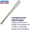 image:imageScuba Choice 12 Stainless Steel 3Prong Paralyzer Spear Tip  Replacement Pole Head for Spearfishing amp Ice Fishing 8mm Female ThreadChrome