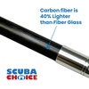 image:imageScuba Choice Carbon Fiber 7 Travel Spearfishing 3Piece Pole Spear Single Flopper Tip One Size Black