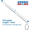 image:imageScuba Choice Carbon Fiber Travel Spearfishing 2 Pole Spear 3 Prong Paralyzer Hawaiian Sling 7Feet
