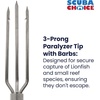 image:imageScuba Choice Lionfish Pole Spear Tip 3Prong Paralyzer Head with Barbs 6 Stainless Steel Replacement Spearfishing Tip 8mm Female Thread for Spearfishing amp Ice Fishing Precision