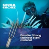 image:imageScuba Choice Lionfish Pole Spear Tip 3Prong Paralyzer Head with Barbs 6 Stainless Steel Replacement Spearfishing Tip 8mm Female Thread for Spearfishing amp Ice Fishing Precision
