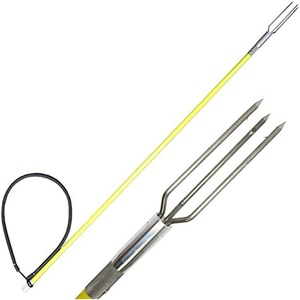 image:imageScuba Choice 35ft OnePiece Fiberglass Pole Spear with Lionfish Barb Tip  Durable Lightweight Spearfishing Gear for Ice Fishing and Coldwater Hunting Compact and Easy to Handle