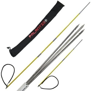 image:imageScuba Choice 6 Travel Spearfishing 3Piece Pole Spear 3 Prong Barb Paralyzer Adjustable to 4 and 5 with Bag