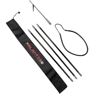 image:imageScuba Choice Carbon Fiber 7 Travel Spearfishing 3Piece Pole Spear Single Flopper Tip One Size Black