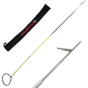 image:imageScuba Choice Hybrid Hawaiian Sling Travel Spearfishing Pole Spear with Single Barb Tip 3Piece 7Foot Yellow