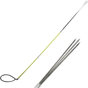 image:imageScuba Choice Hybrid Hawaiian Spearfishing Sling Travel with 3 Piece Pole Spear and Prong Tip 9 Yellow