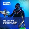 image:imageScuba Choice 12 Stainless Steel Pole Spear Tip 8mm Female Single Barb Head  Durable Replacement Spearfishing Tip for Cold Water amp Ice Fishing Thread Diameter 142mm line 125mm
