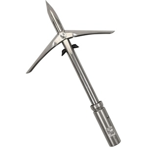 image:imageScuba Choice Spearfishing Pole Spear Tip  625 Stainless Steel Twin Barb Double Wing with 6mm Thread Durable Replacement Spear Head for Ice Fishing Cold Water amp Winter Spearfishing