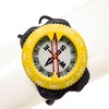 image:imageScuba Choice Diving Compass WristBungee Mount  EasytoRead Underwater Navigation Tool for Scuba Diving Durable Design with Rotating Bezel Reliable Directional Aid for Deep Dive AdventuresYellow