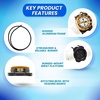 image:imageScuba Choice Diving Compass WristBungee Mount  EasytoRead Underwater Navigation Tool for Scuba Diving Durable Design with Rotating Bezel Reliable Directional Aid for Deep Dive AdventuresGold