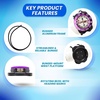 image:imageScuba Choice Diving Compass WristBungee Mount  EasytoRead Underwater Navigation Tool for Scuba Diving Durable Design with Rotating Bezel Reliable Directional Aid for Deep Dive AdventuresPurple