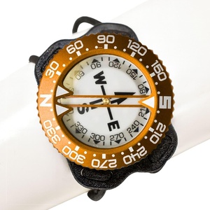 image:imageScuba Choice Diving Compass WristBungee Mount  EasytoRead Underwater Navigation Tool for Scuba Diving Durable Design with Rotating Bezel Reliable Directional Aid for Deep Dive AdventuresGold