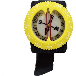 image:imageScuba Choice Diving Compass WristBungee Mount  EasytoRead Underwater Navigation Tool for Scuba Diving Durable Design with Rotating Bezel Reliable Directional Aid for Deep Dive AdventuresYellow